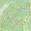Trace GPS Le Rainkopf par le lac de Blanchemer en raquettes, itinéraire, parcours