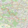 Trace GPS GRP Ceinture Verte de l'Île-de-France : Le Chesnay - Bourg-la-Reine, itinéraire, parcours