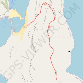 Trace GPS Lagon de Balos, itinéraire, parcours
