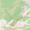 Trace GPS Sources de l'Huveaune depuis Nans-les-Pins, itinéraire, parcours