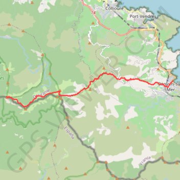 Trace GPS Traversée des Pyrénées - Étape 37, itinéraire, parcours