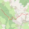 Trace GPS Roc Blanc depuis la réserve d'Orlu, itinéraire, parcours