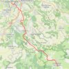 Trace GPS GR70 Etape 1 Le puy Monastier 19 km, itinéraire, parcours