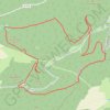 Trace GPS Grès et mystères de la forêt en « Alsace bossue » autour de la Heidenkirche, itinéraire, parcours