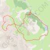 Trace GPS Col de Chaude Maison en Huit depuis le Bourgea (Queyras), itinéraire, parcours