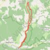 Trace GPS LE ROZIER - BLANQUEFORT, itinéraire, parcours