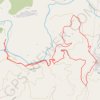 Trace GPS Les Arcs piste de Bauquieres, itinéraire, parcours
