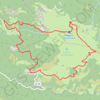 Trace GPS Ardengo Saint-Montarrouy, itinéraire, parcours
