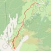 Trace GPS Pic de Pichebrou, itinéraire, parcours