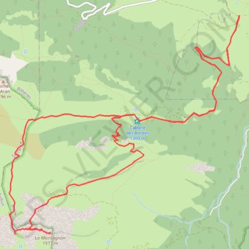 Trace GPS massibe-montagnon-Mariano-le-03-09-09, itinéraire, parcours