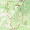 Trace GPS Villaret Aures Chevaux Sauvages, itinéraire, parcours