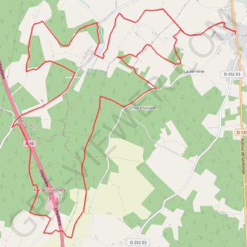 Trace GPS Plassac n°5 20 kms, itinéraire, parcours