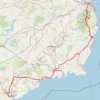 Trace GPS TT22 J3 M1/06 : Port de Cork à Dublin, itinéraire, parcours