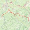 Trace GPS GR463 De Evaux-les-Bains (Creuse) à Ebreuil (Allier), itinéraire, parcours