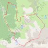 Trace GPS Lacs du Morétan, itinéraire, parcours