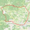 Trace GPS Boucle de Pélussin via chateau de Bèlise, croix de Mont Vieux, itinéraire, parcours