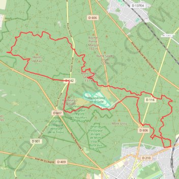 Trace GPS Forêt de Fontainebleau, itinéraire, parcours