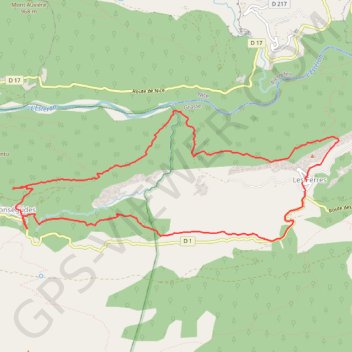 Trace GPS Les Ferres - Conségudes, itinéraire, parcours