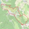 Trace GPS 19 km Vuillafans Echevannes Montgeso, itinéraire, parcours