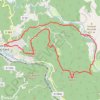 Trace GPS Du gardon de Saint jean au gardon du Mialet, itinéraire, parcours