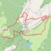 Trace GPS Granier Sud en boucle depuis La Plagne par le Pas des barres et la Balme à Colon (Chartreuse), itinéraire, parcours