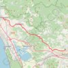 Trace GPS Via Francigena Pietrasanta - Lucca, itinéraire, parcours