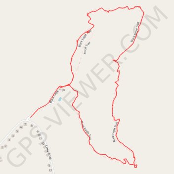 Trace GPS Black Eagle Trail - Mountain Zebra National Park, itinéraire, parcours