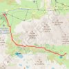 Trace GPS Lac d'Agalops depuis Tournaboup, itinéraire, parcours