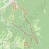 Trace GPS Cascades de Cerdon - Cascade de la Fouge, itinéraire, parcours