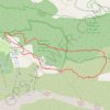Trace GPS Gréolières-les-Neiges - La Baisse des Cavaliers, itinéraire, parcours