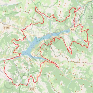Trace GPS Tour de Serre-Ponçon Gravel, itinéraire, parcours