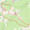 Trace GPS Tête de Rigaud et Dôme de Barrot de Rubi, itinéraire, parcours