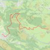 Trace GPS Descente du NERBIOU sur Villelongue par la Croix de Arry, itinéraire, parcours