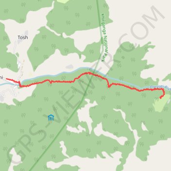 Trace GPS kheer ganga trek.gpx, itinéraire, parcours