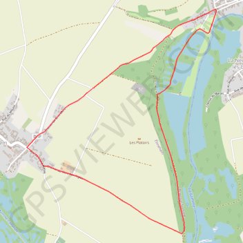 Trace GPS Circuit du Gros Mont - Bray-sur-Somme, itinéraire, parcours