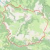 Trace GPS Circuit entre Ouysse et Causse - Rocamadour, itinéraire, parcours