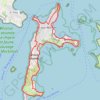 Trace GPS Tour du Golfe du Morbihan - Îles aux Moines, itinéraire, parcours