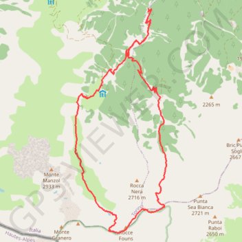 Trace GPS Colle Armonie e Gianna (val Pellice e Po), itinéraire, parcours