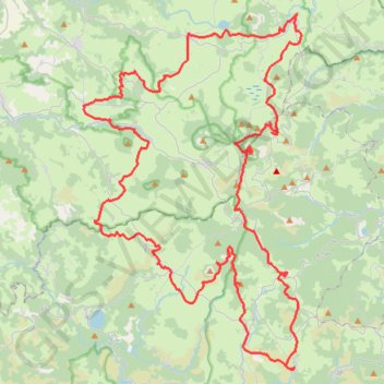 Trace GPS Tour du Massif du Mézenc - Mont Gerbier-de-Jonc, itinéraire, parcours