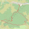 Trace GPS Rocher d'Abraham, itinéraire, parcours