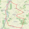 Trace GPS Le Val de Noye - Boucle de Coullemelle, itinéraire, parcours