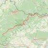 Trace GPS Wissembourg - La Petite-Pierre, itinéraire, parcours