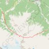Trace GPS TMB refuge d'Arpette à Trient, itinéraire, parcours