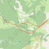 Trace GPS Plaine de la Queyrie depuis Plateau de Beure, itinéraire, parcours