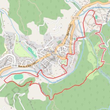 Trace GPS Haut Vallespir - Boucle de la Baillie, itinéraire, parcours