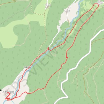 Trace GPS Boucle de La Peyregade à Martinat, itinéraire, parcours