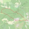Trace GPS Sillans la Cascade - Circuit de Jonqueirole, itinéraire, parcours