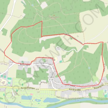 Trace GPS Le Bois de Chapeaumont, itinéraire, parcours