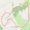 Trace GPS Boucle de Saint-Priest-Ligoure, itinéraire, parcours