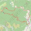 Trace GPS Col des Clares, itinéraire, parcours